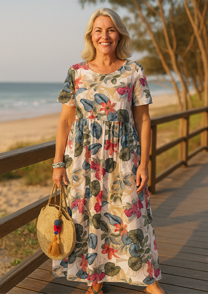 Masie | Breezy Floral Maxi Dress
