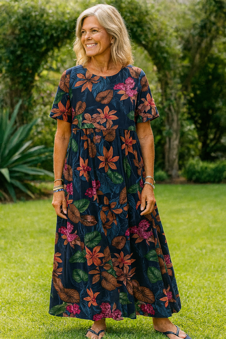 Masie | Breezy Floral Maxi Dress